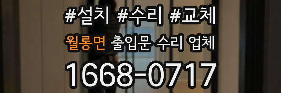 월롱면 출입문 수리 업체