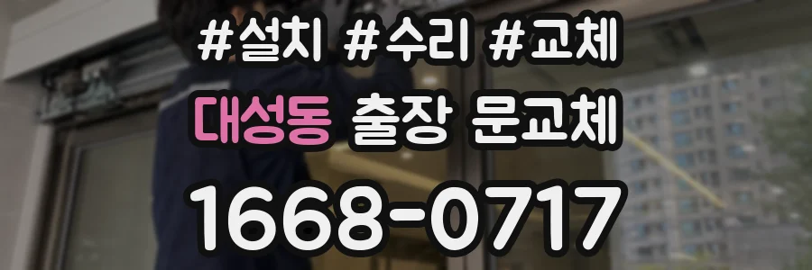 대성동 출장 문교체