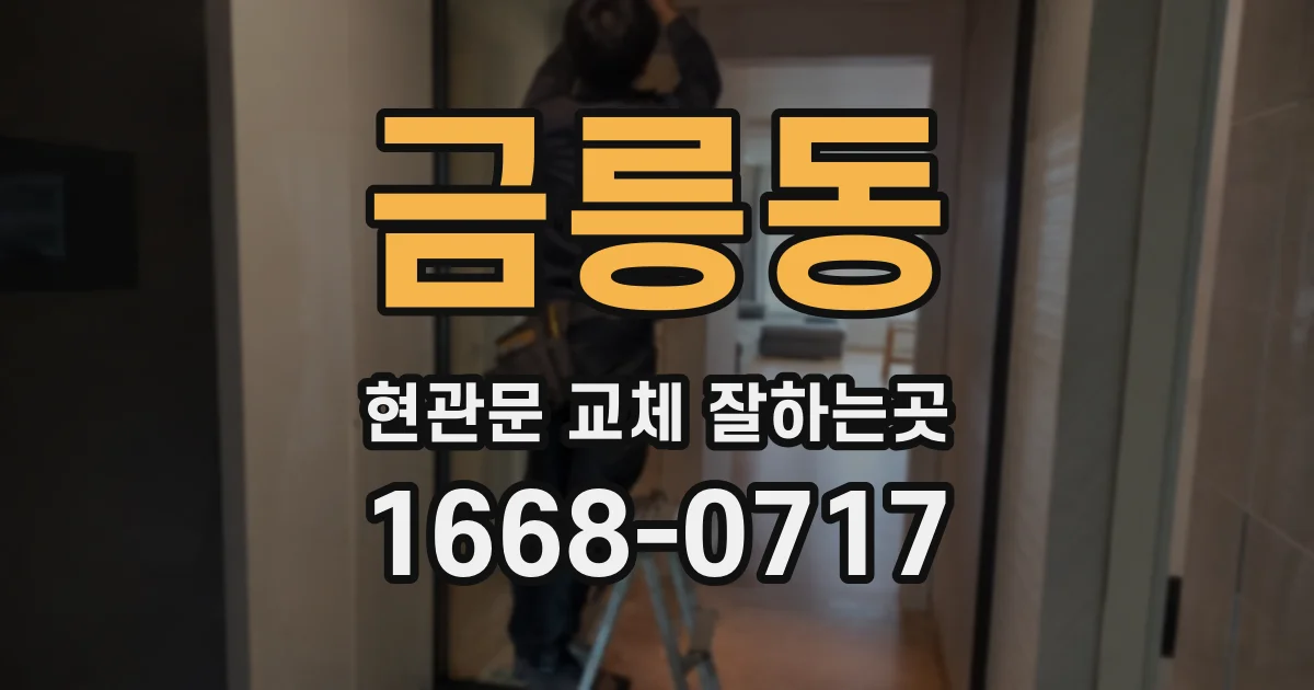 금릉동 현관문 교체 잘하는곳