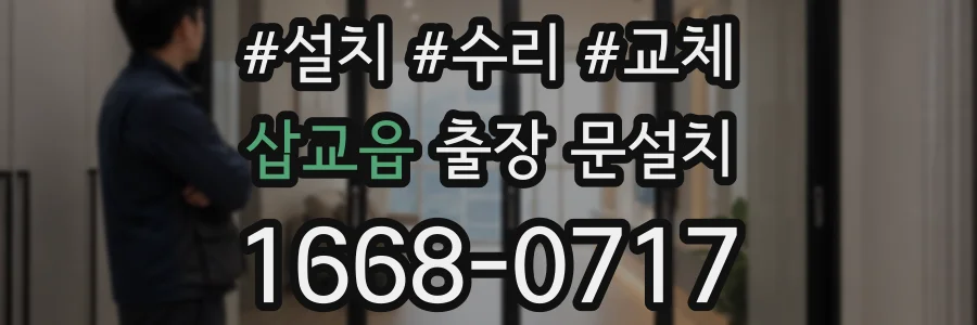 삽교읍 출장 문설치
