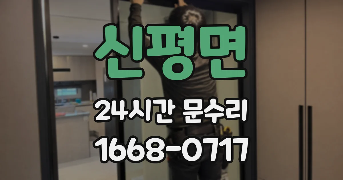 신평면 24시간 문수리