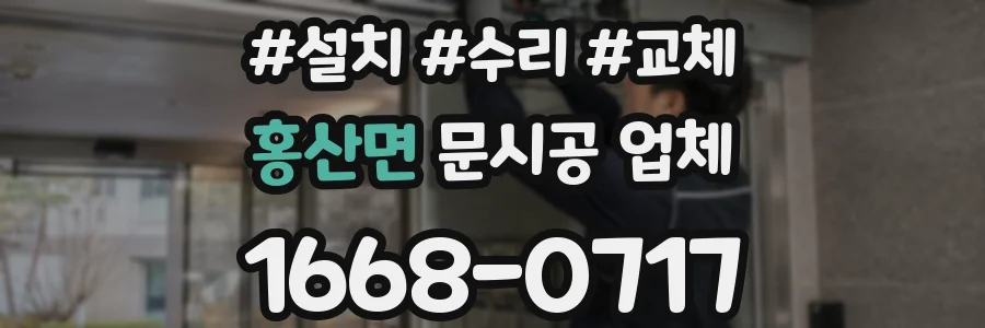 홍산면 문시공 업체