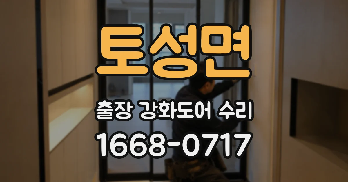 토성면 출장 강화도어 수리