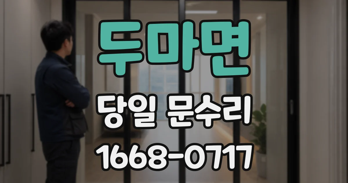 두마면 당일 문수리