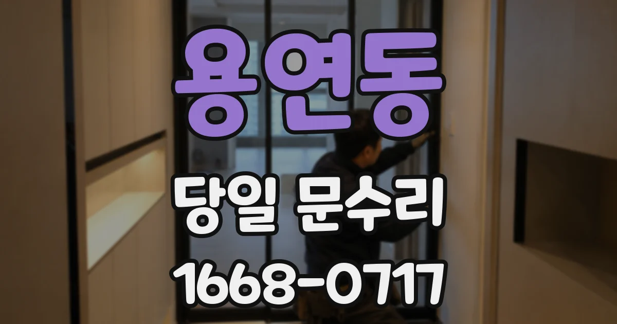용연동 당일 문수리