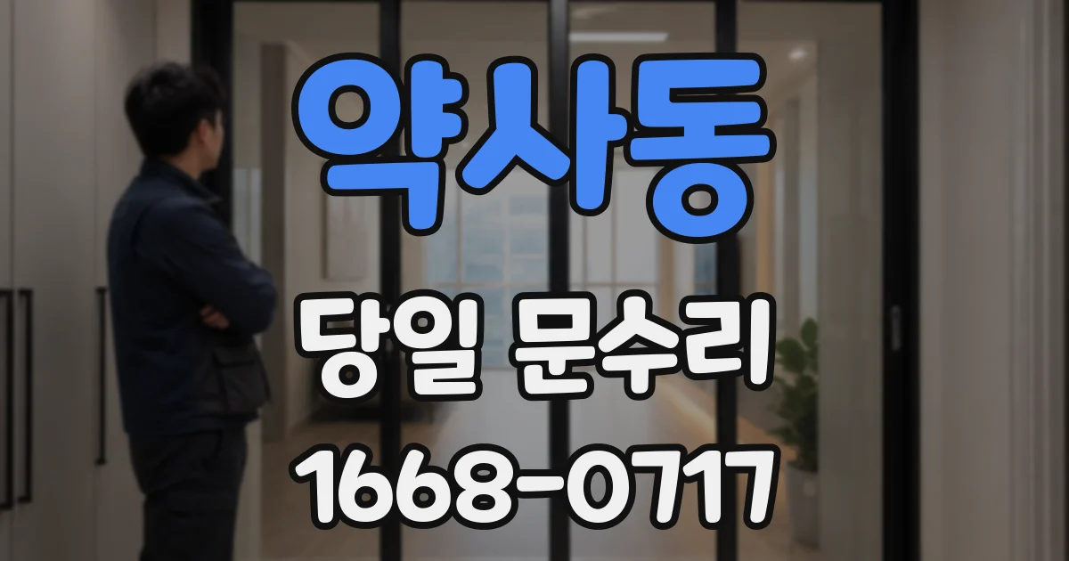 약사동 당일 문수리