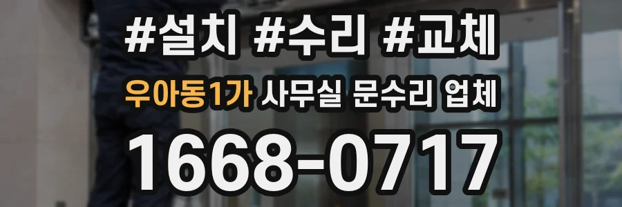 우아동1가 사무실 문수리 업체
