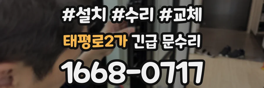 태평로2가 긴급 문수리