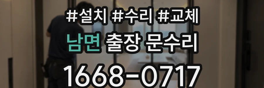 남면 출장 문수리