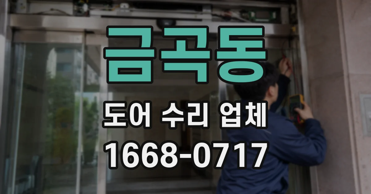 금곡동 도어 수리 업체