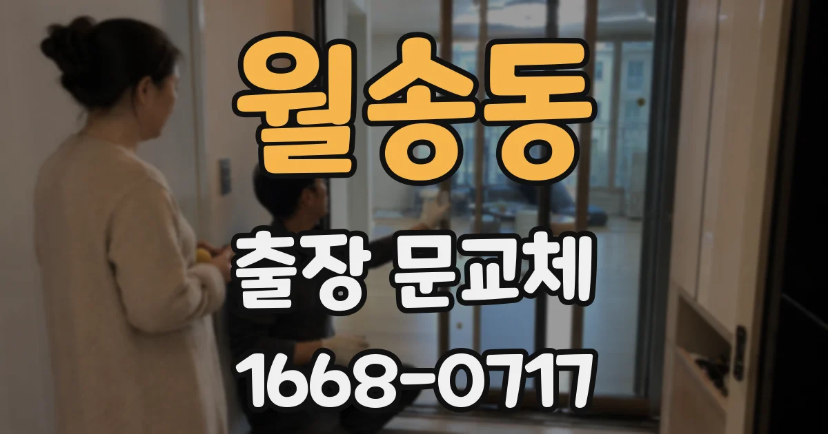 월송동 출장 문교체