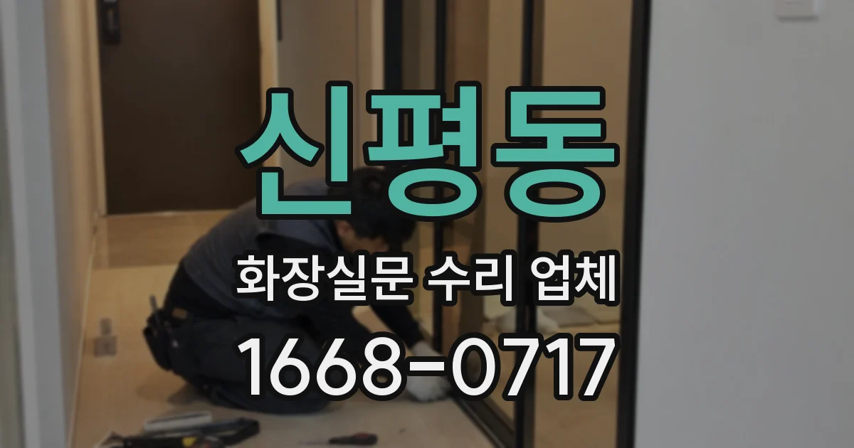 신평동 화장실문 수리 업체