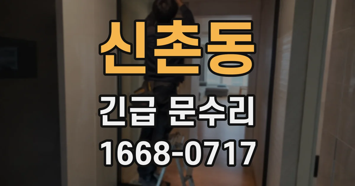 신촌동 긴급 문수리