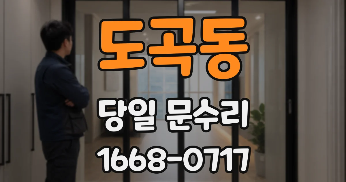 도곡동 당일 문수리