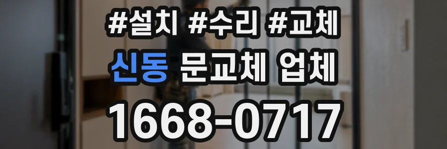 신동 문교체 업체