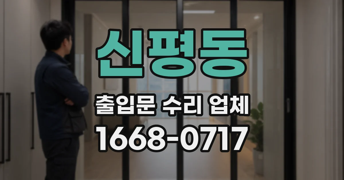 신평동 출입문 수리 업체