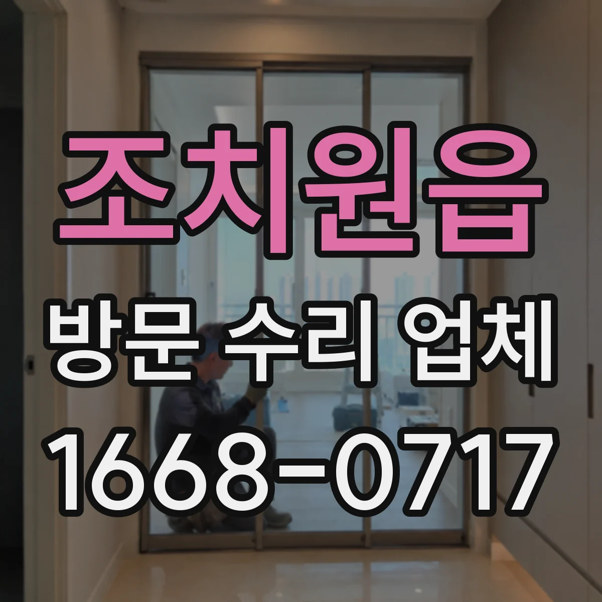 조치원읍 방문 수리 업체