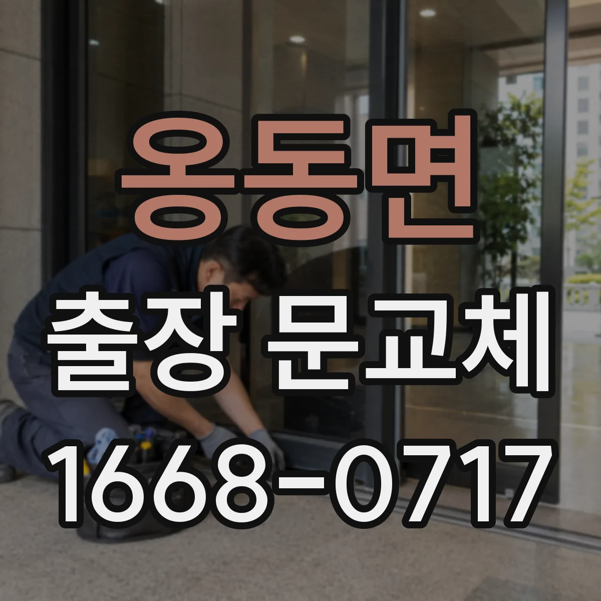 옹동면 출장 문교체