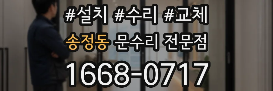 송정동 문수리 전문점