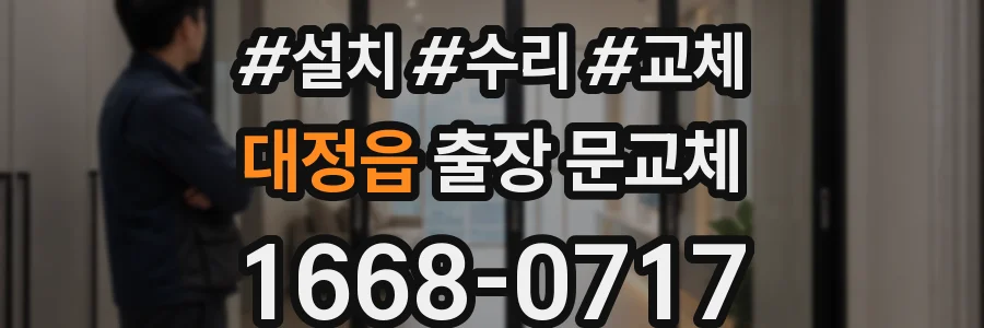 대정읍 출장 문교체