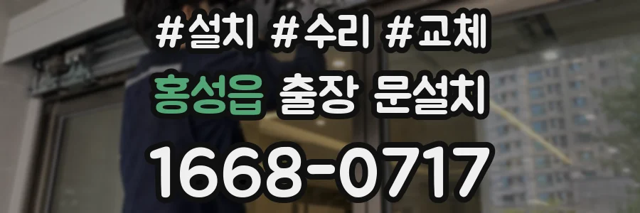 홍성읍 출장 문설치