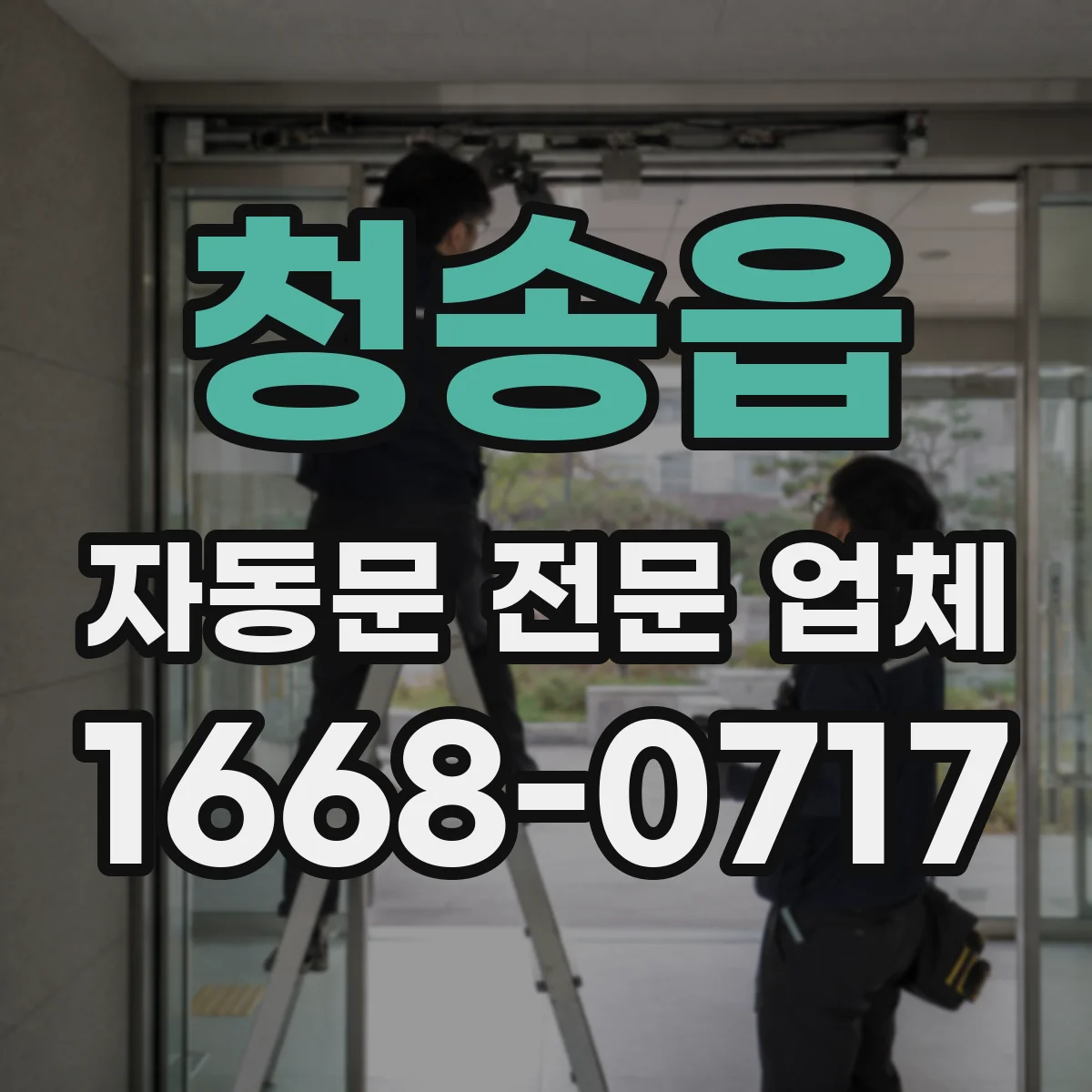 청송읍 자동문 전문 업체