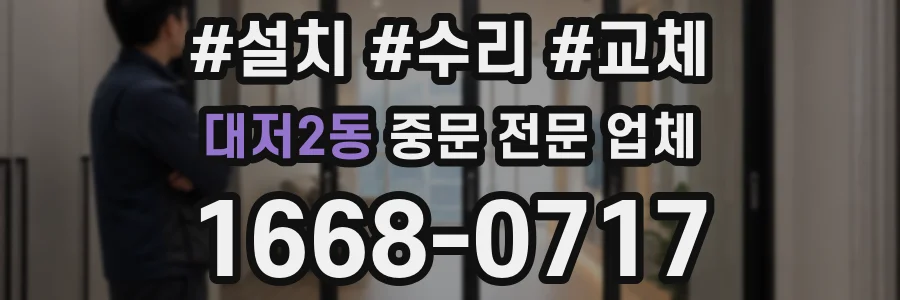 대저2동 중문 전문 업체