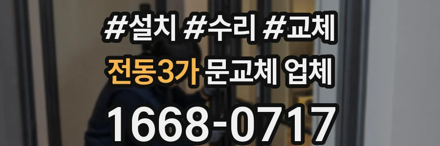 전동3가 문교체 업체