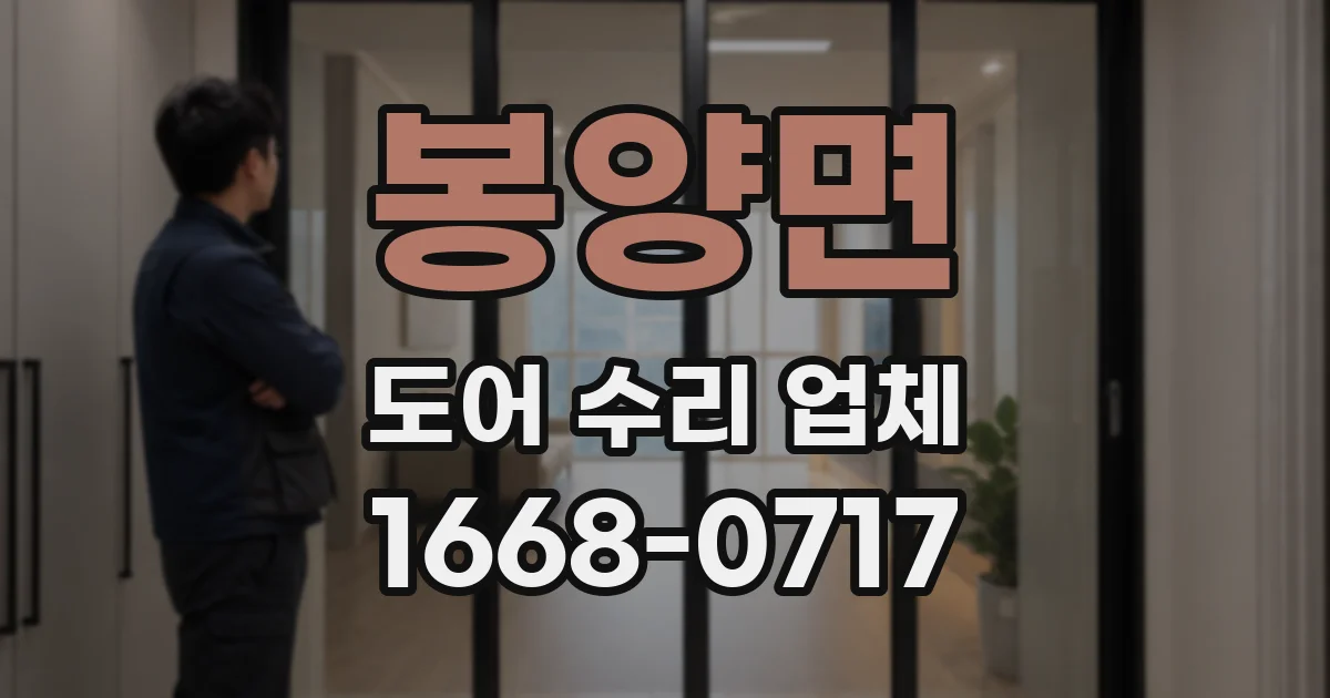 봉양면 도어 수리 업체