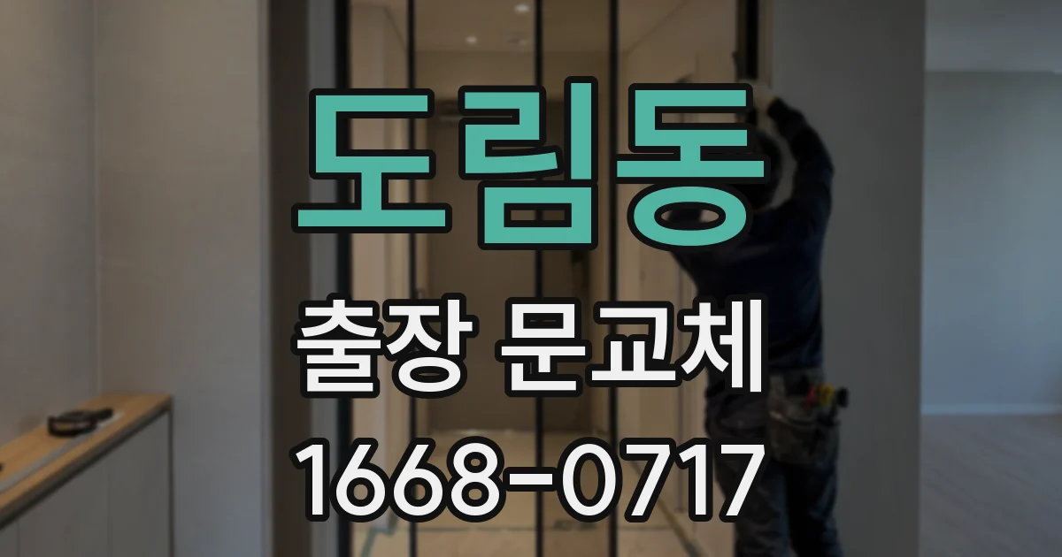 도림동 출장 문교체
