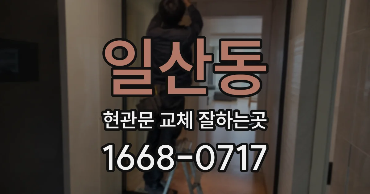 일산동 현관문 교체 잘하는곳