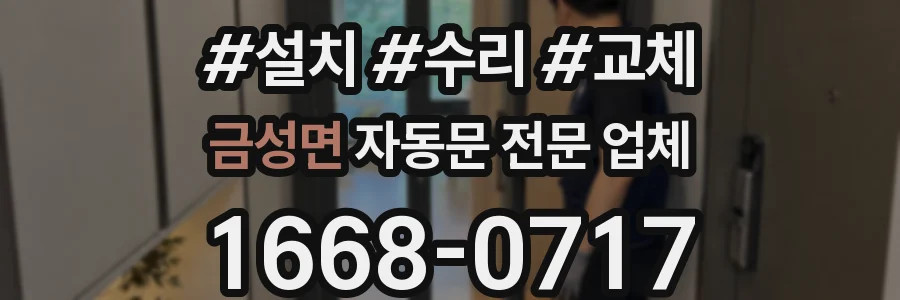 금성면 자동문 전문 업체
