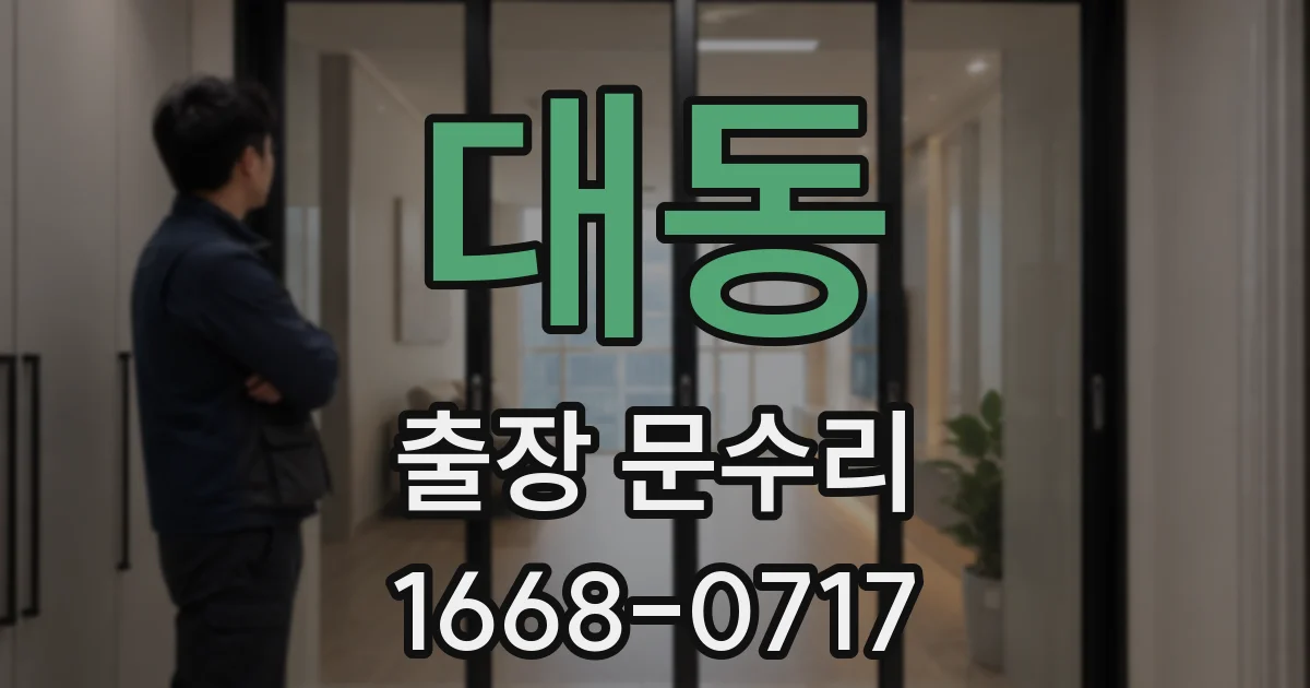 대동 출장 문수리