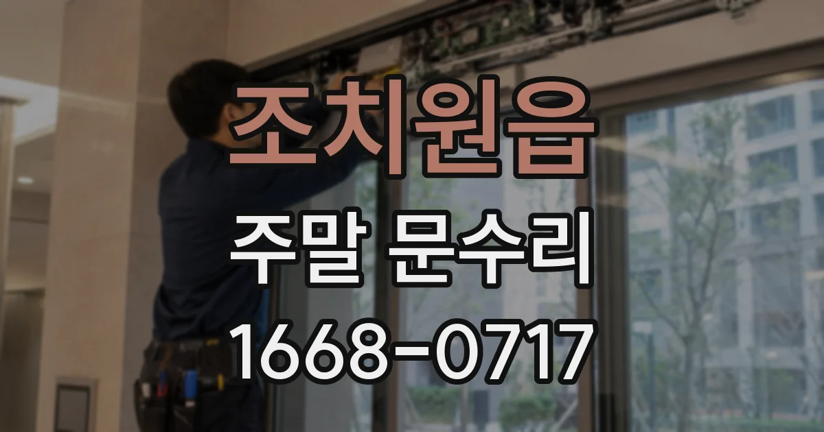 조치원읍 주말 문수리