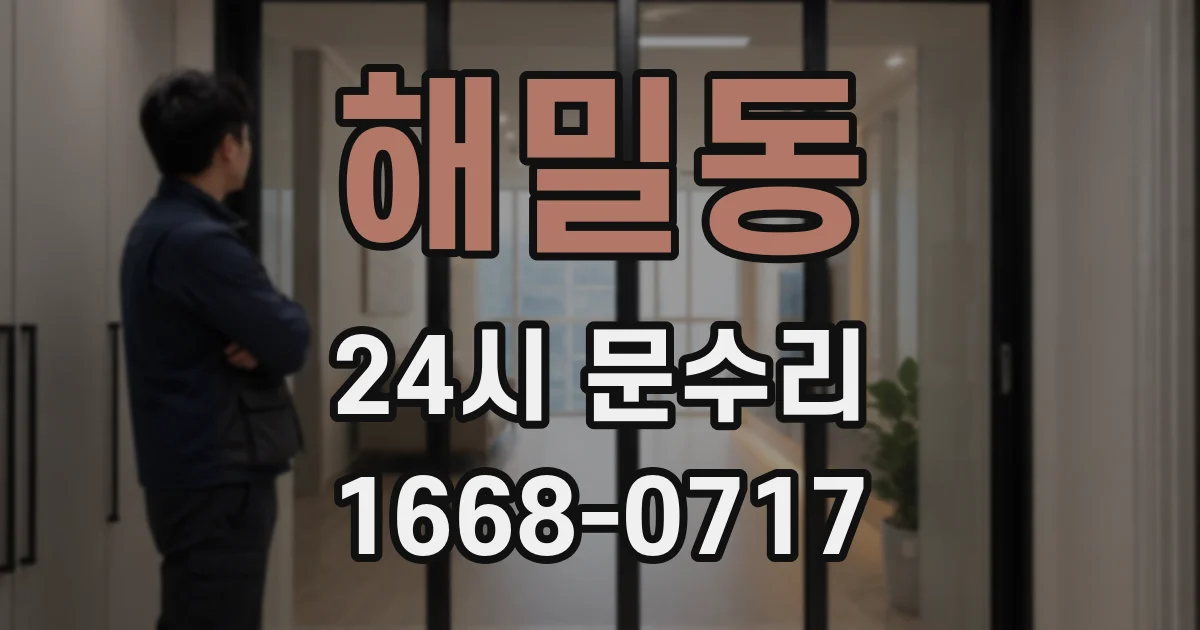 해밀동 24시 문수리