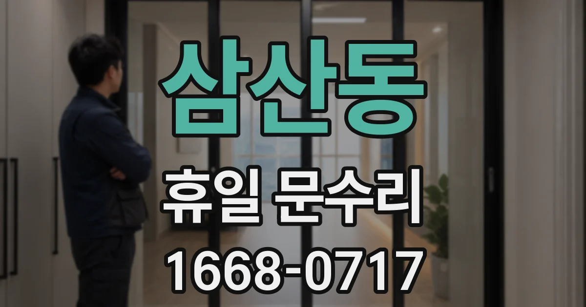 삼산동 휴일 문수리