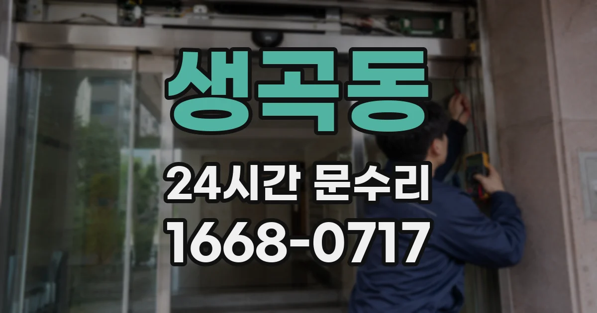 생곡동 24시간 문수리