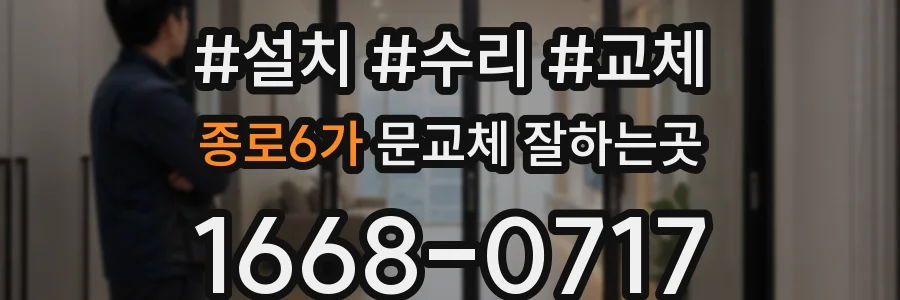 종로6가 문교체 잘하는곳
