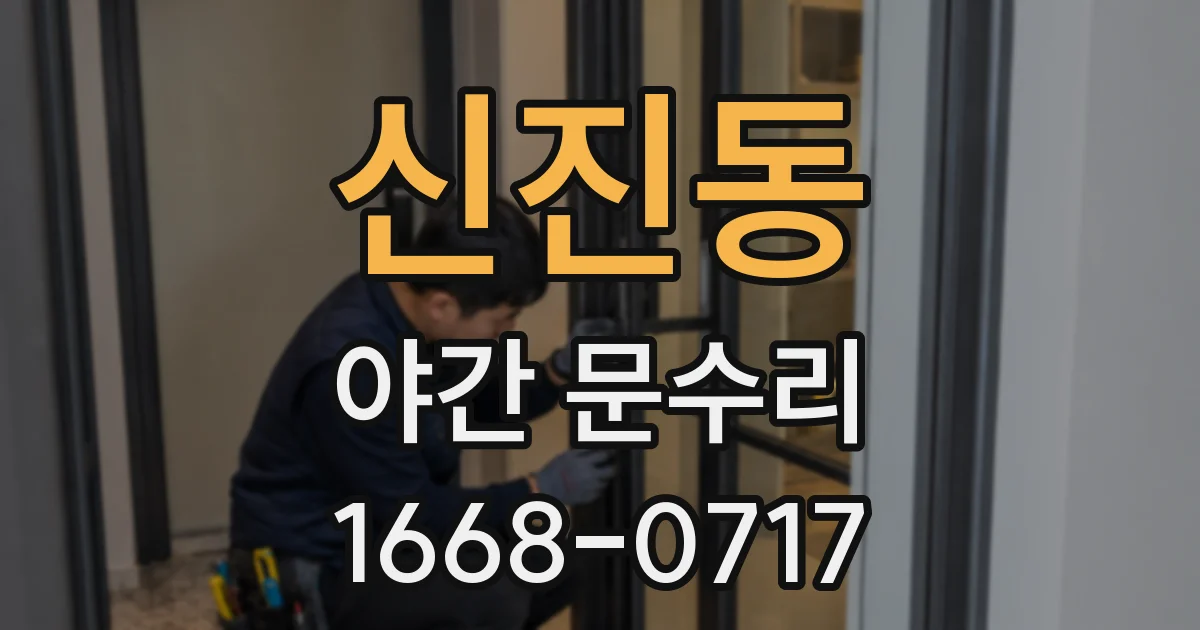 신진동 야간 문수리