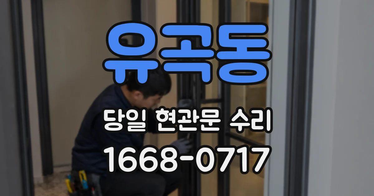 유곡동 당일 현관문 수리