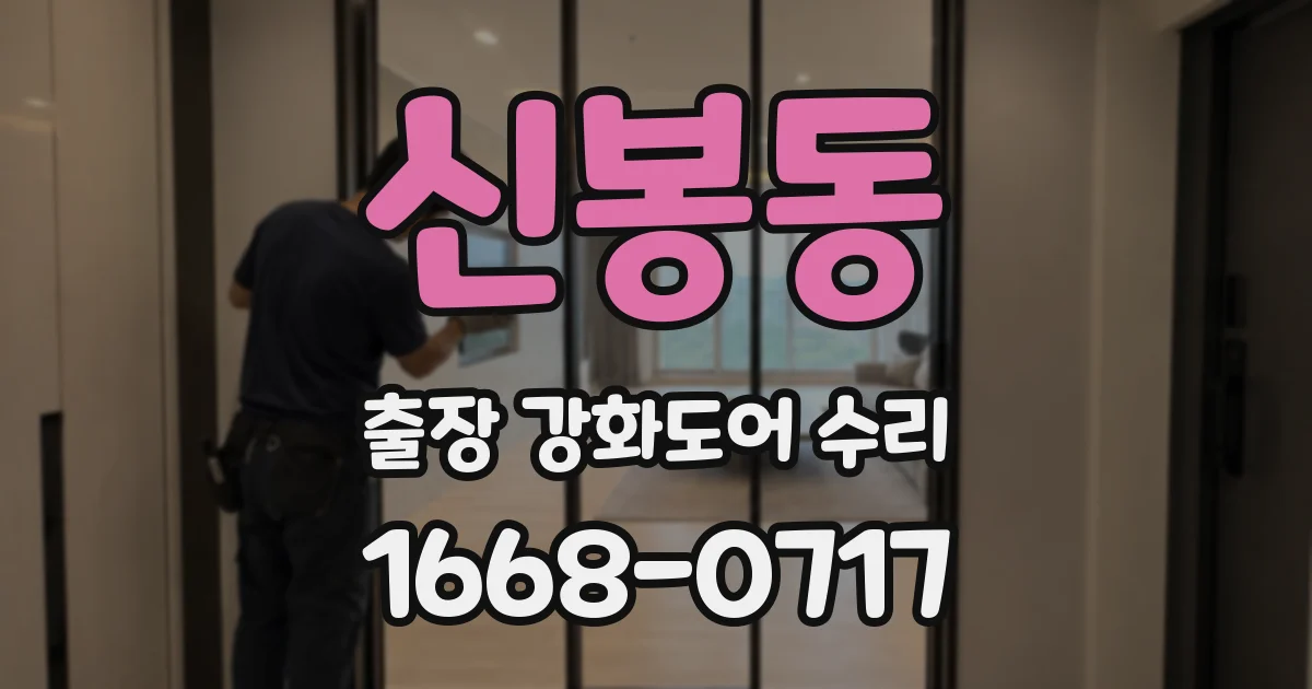 신봉동 출장 강화도어 수리
