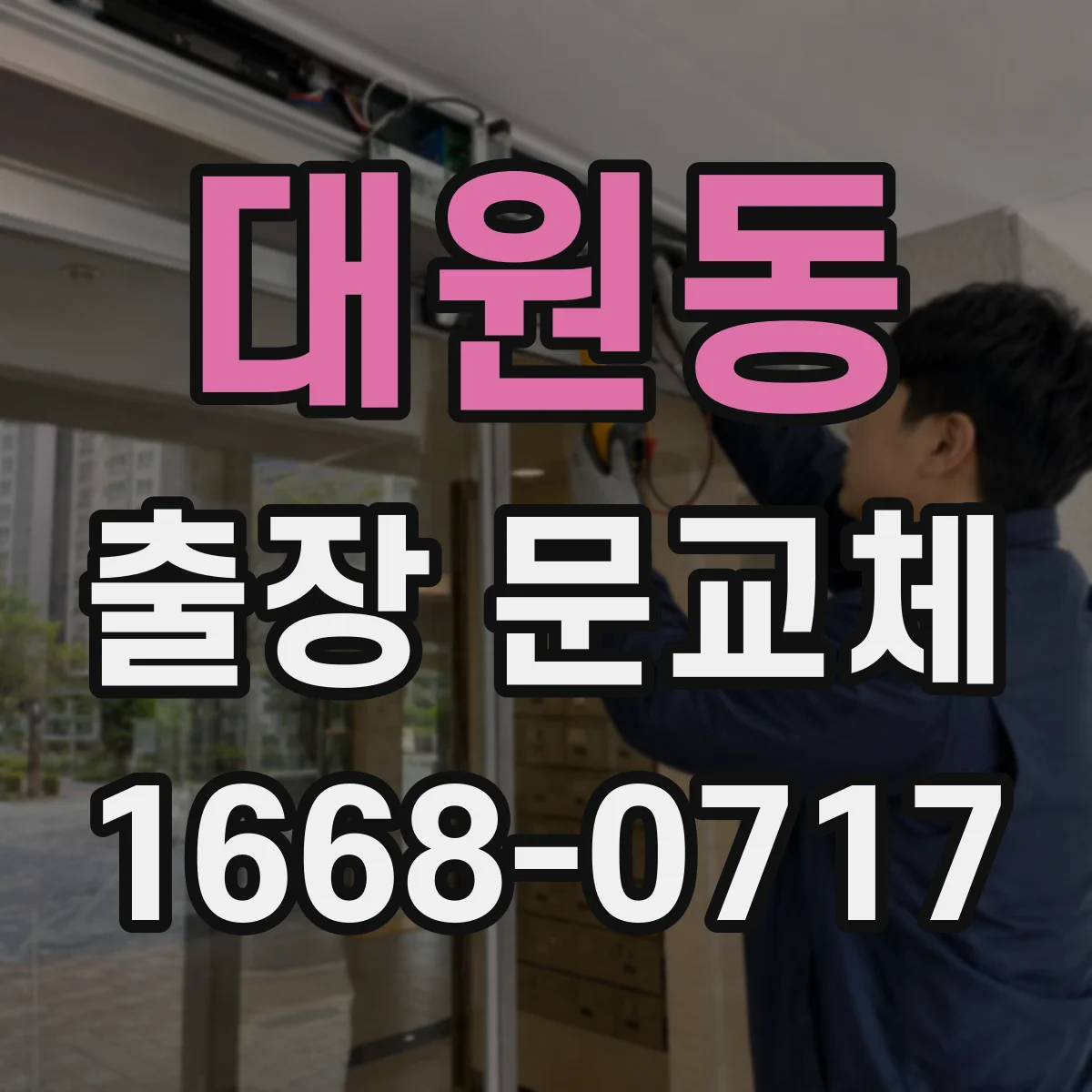 대원동 출장 문교체