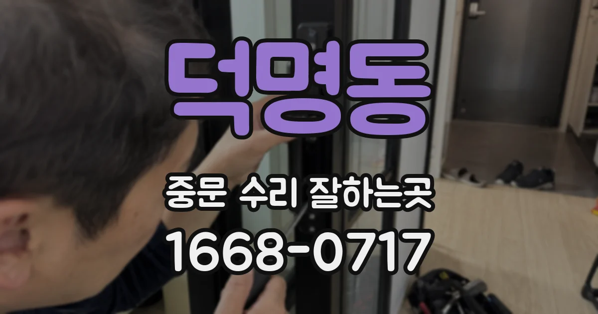 덕명동 중문 수리 잘하는곳