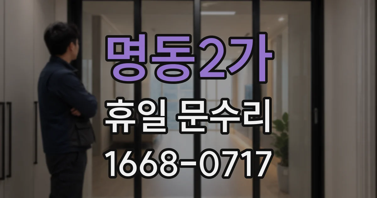 명동2가 휴일 문수리