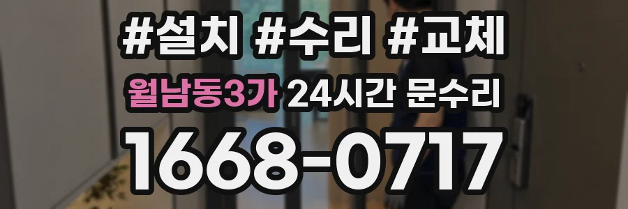 월남동3가 24시간 문수리
