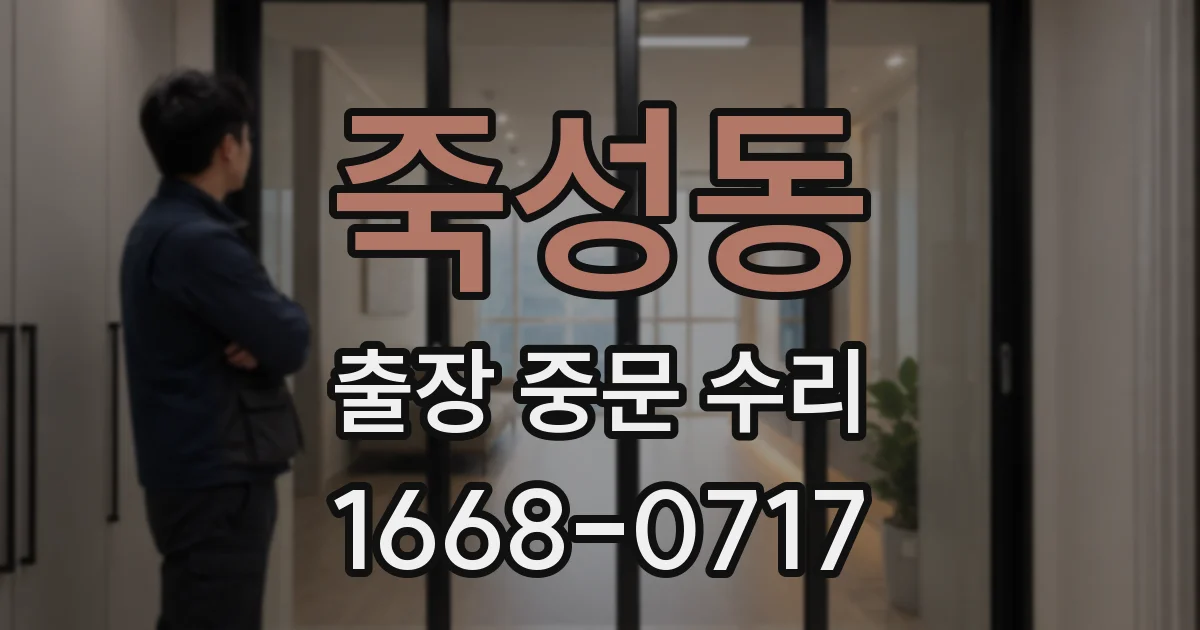 죽성동 출장 중문 수리