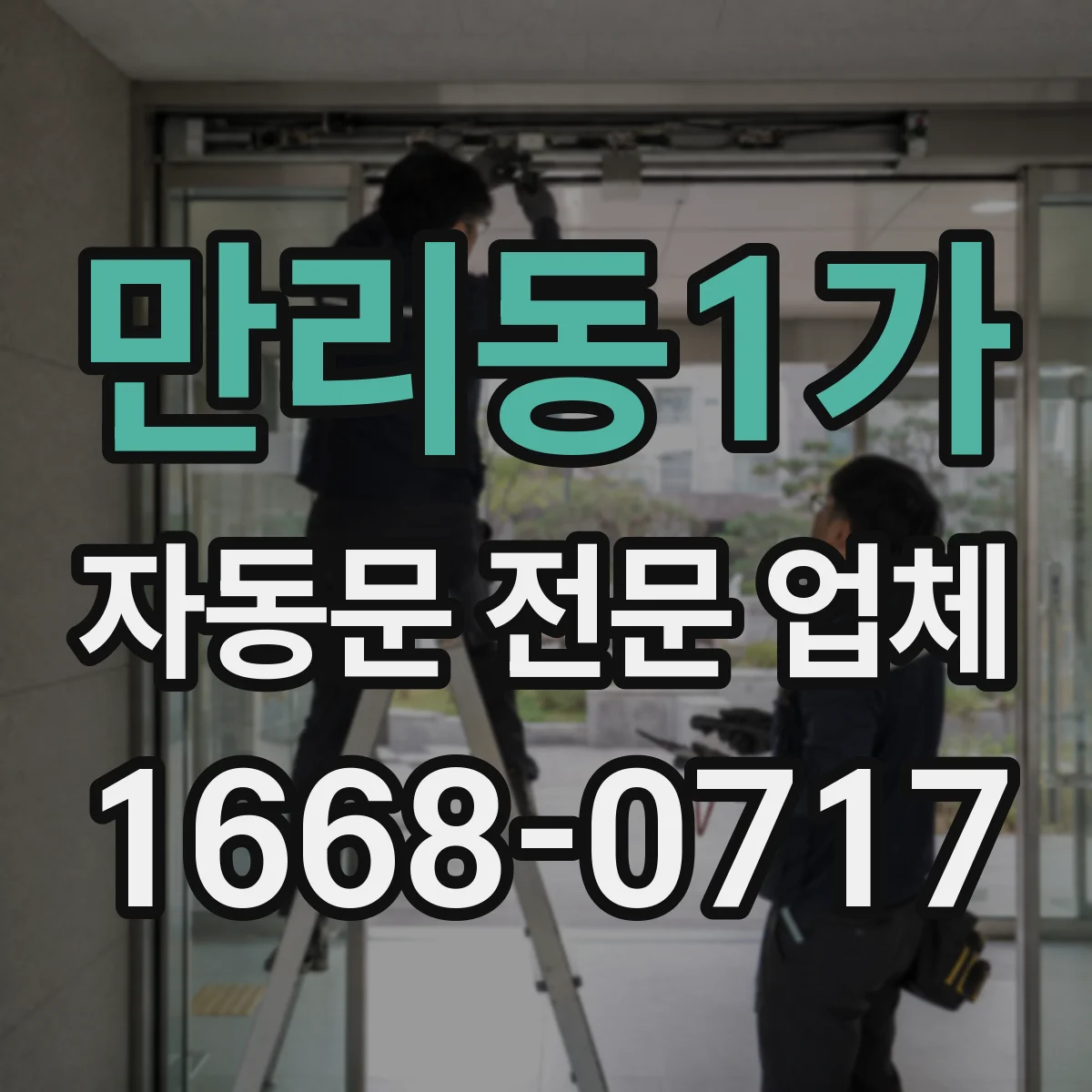 만리동1가 자동문 전문 업체