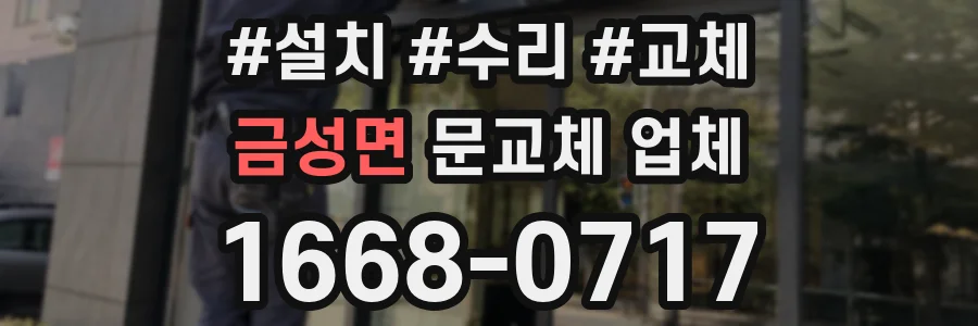 금성면 문교체 업체