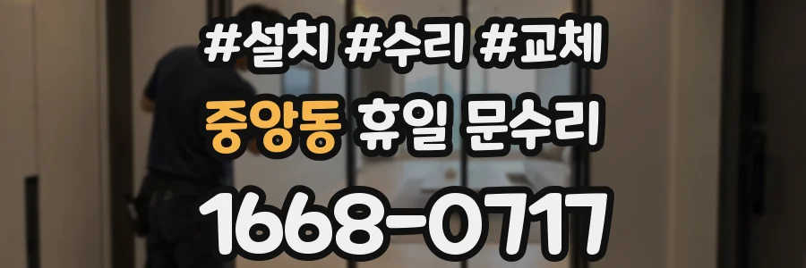 중앙동 휴일 문수리