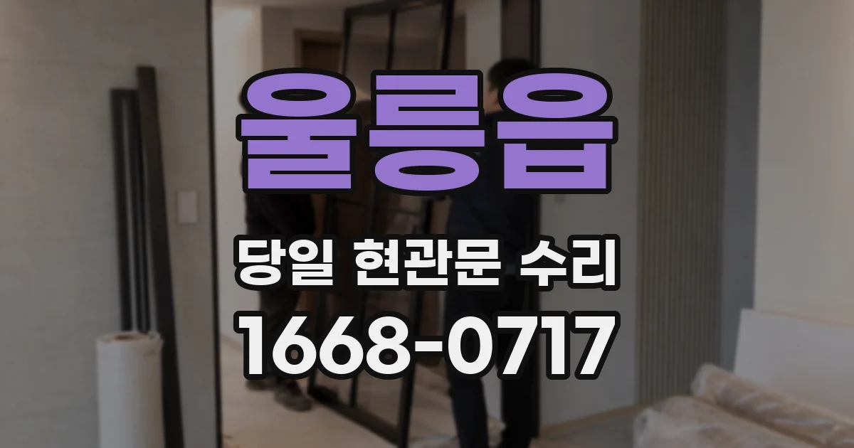 울릉읍 당일 현관문 수리